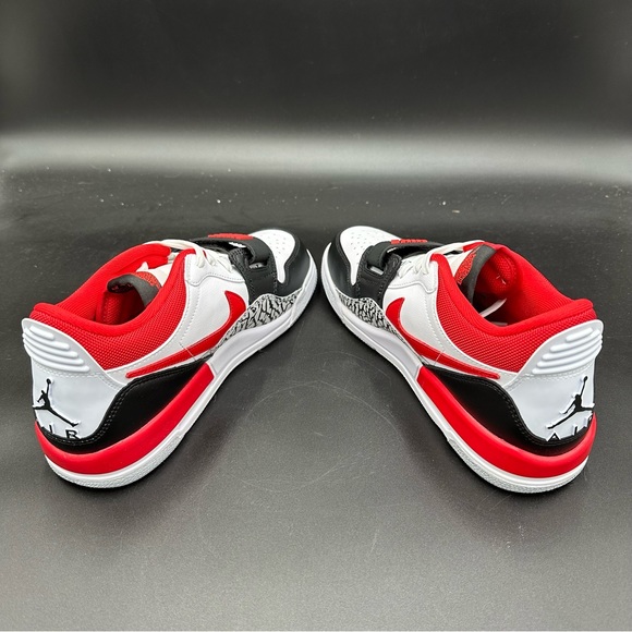 NIKE AIR JORDAN LEGACY 312 LOW (GS) WHITE-RED SZ 7Y-WOMENS SZ 8.5 [CD9054-160] - Picture 6 of 6